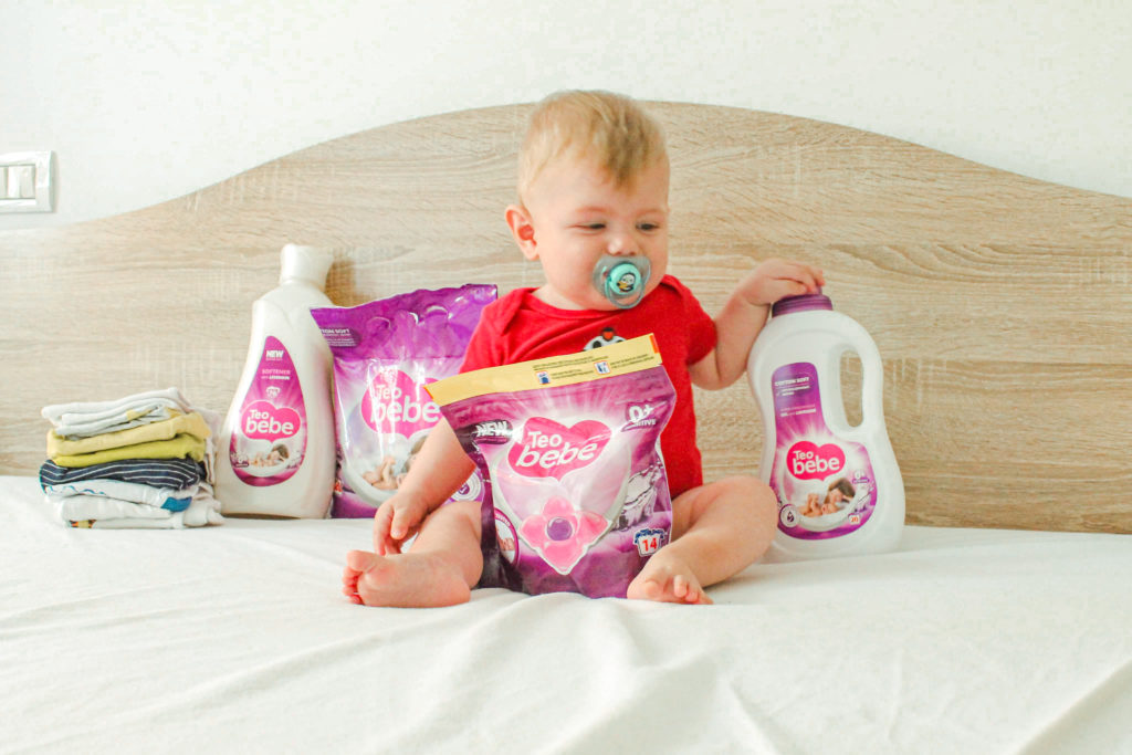 Bebelus cu detergent Teo Bebe